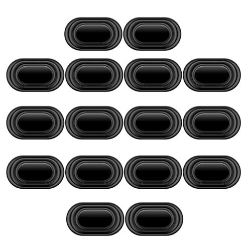 16 protezioni in silicone per portiere dell'auto, insonorizzate, anti-collisione, con adesivo antivibrazioni, adatte per la maggior parte delle auto