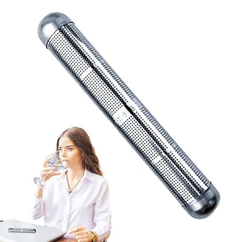 Barra de filtro agua alcalina, portátil, Purificador con hidrógeno acero inoxidable, alcalinizador pH purifica