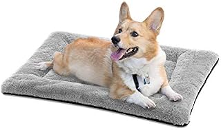 SIWA MARY Dog Bed Mat Soft Crate Pad Washable Anti-Slip Mattress for Large