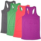 BollyQueena Summer Women Loose Tank Tops, Athletic Long Activewear Nursing Maternity Tank Plus Size...