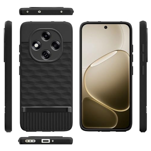 Image of Shockproof Case for Oppo F31 Pro 5G | Full Camera Protection | TPU Flexible Back Cover for Oppo F31 Pro 5G (Matte Black)