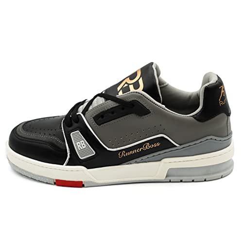 Basket Homme Bonateks Defrb100237 Gris 40 Étroit Sneaker Fine Légère Marche Ville