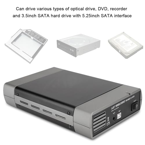 Graveur DVD externe 16x boîtier USB 2.0 interface 5.25 et disque dur 3.5 Windows - 3