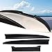 Car Rear Spoiler for Seat Maxton MK1 Mk2 Mk3 2009-2021, Trunk Tail Lid Splitter Lip Spoiler Wing 3-Section Wicker Bill Wing Exterior Accessories,A/Glossy Black