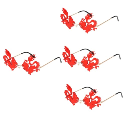 Lunettes de soleil dragon sans monture pour toutes occasions et festivals originaux SOIMISS