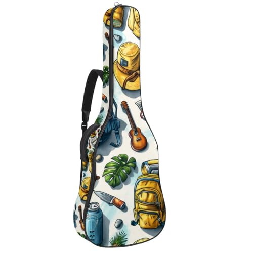 Housse de guitare acoustique étanche pour éviter les rayures et l'humidité en voyage