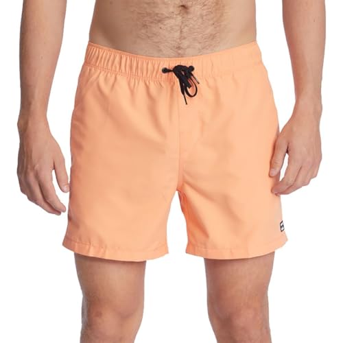 Billabong Mens Elastic Waist All Day Layback Boardshort Swim Short Trunk, 16 Inch Outseam