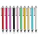 Produktbild AUZOSL Eingabestift 10 Stück Stylus Pen Tablet Stifte für alle Tablets Smartphone Android iPad Pro Air Mini iPhone Huawei Samsung Xiaomi