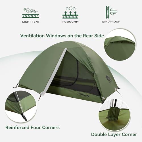 Carpa para 2 Personas con Bolsa de Dormir Doble miniatura 6