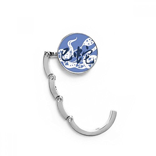 Cintre de bureau pliable Serpent pour sac à main, crochet de table compact 4,4cm