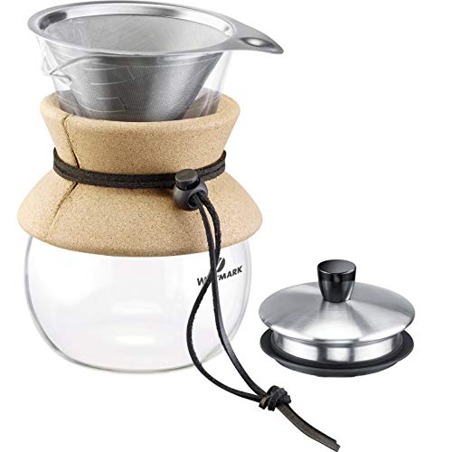 Cafetera Moka manual con filtro permanente 500 mL