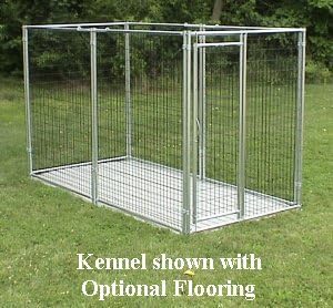 Options Plus Dog Kennel Fencing Ultra Series 5'X10'X6H 9-Gauge