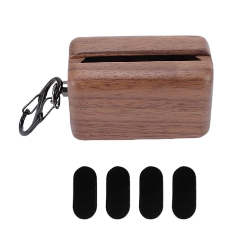 メイドイドウ ゼンハイザー Momentum 4/3 ワイヤレスイヤホン用クルミ材ケース、Momentum True Wireless 4/3 用ケース、カラビナ付きフルボディ傷防止保護カバー