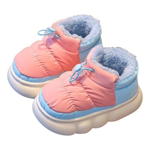 Girls Boys Snow Boots Slip Resistant Outdoor Warm Ankle Winter Shoes Toddler/Little Kid Cloud Bottom Non Slip Shoes