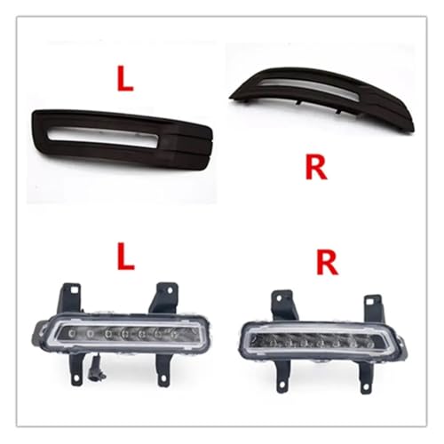Cadre de feux antibrouillard LED avant Geely Emgrand 7 antichoc - 5