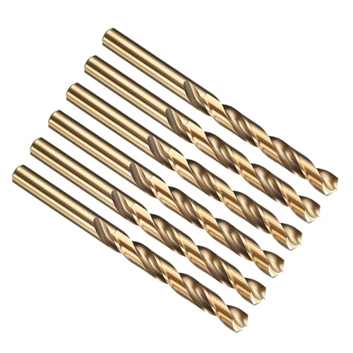 PATIKIL Letter x Drill Bit 4341 High-Speed Steel for Thin Metal 6 Pack