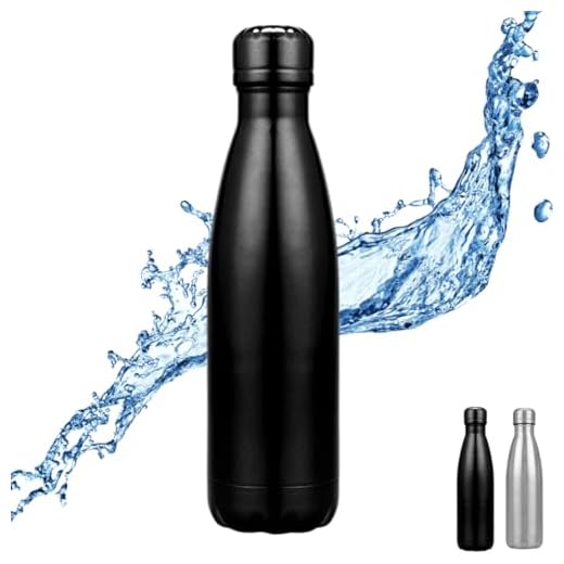 Garrafa Lisa Alumínio 600ml Academia Squeeze Térmica (Preta)