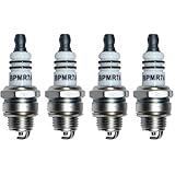 HQRP 4-Pack Spark Plug Compatible with NGK BPMR7A 6703 Spark Plug for Kawasaki, Stihl, Tecumseh Engi