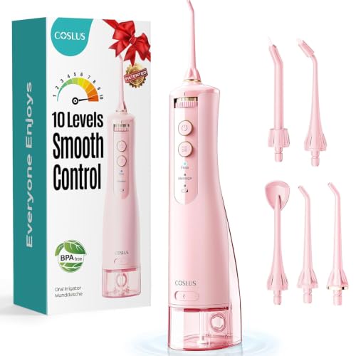 COSLUS E40 Water Flosser, Pink