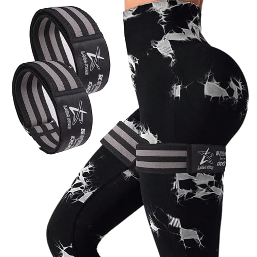 Image of BFR Occlusion Bands for Women Glutes,Blood Flow Restriction Bands for Legs, Butt & Hip Building, Workouts, Best Fabric Resistance Bands for Squat Butt & Thigh