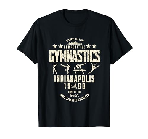 Midwest Competitive Gymnastics Indianapolis 1988 T-Shirt