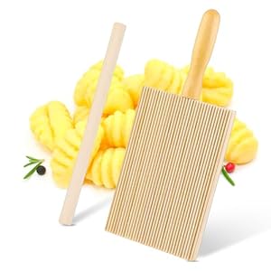 AOZUO Gnocchi Brett Nudelbrett mit Garganelli-Stab
