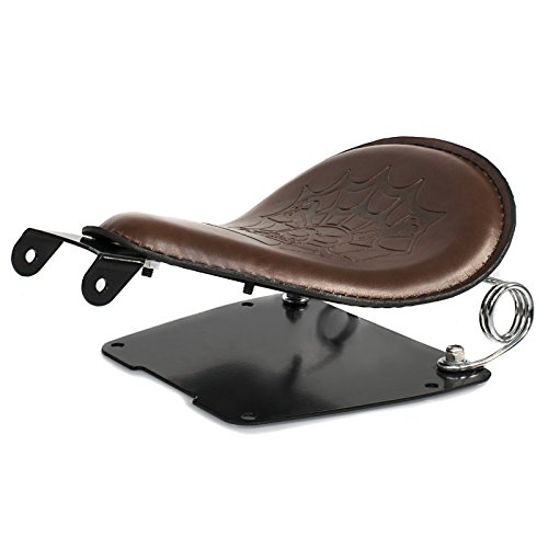 Kit de Selle Solo KS03 pour Harley Davidson Dyna Super Glide (FXD) 95-04 AV. Ressorts Epingles