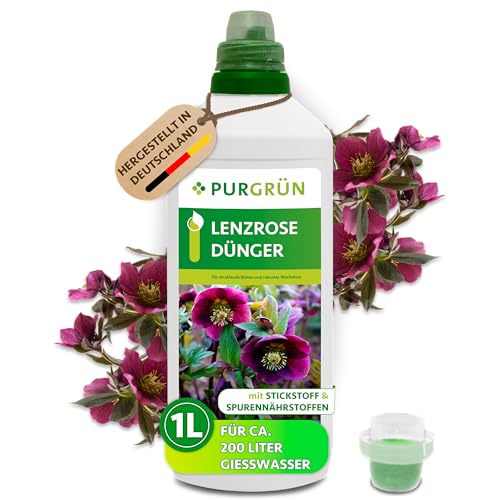 Purgrün® Lenzrose-Dünger 1 L – Schnell wirksamer...
