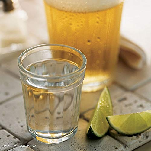 Kit 06 Copos Cachaça Americano Mini Nadir 45 Ml