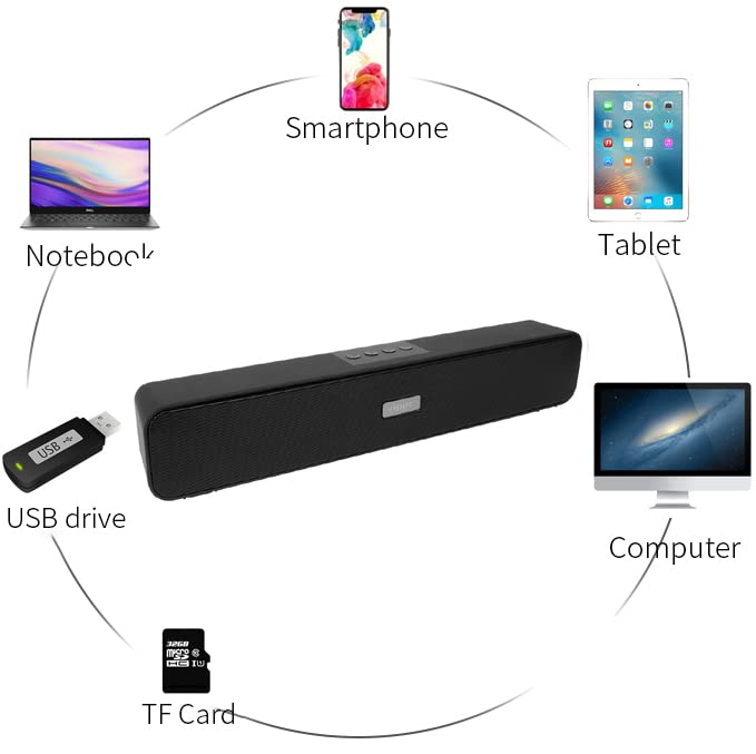 Image of VIPPO VBS-914 10 Hours Play TIME Smart Bluetooth Desktop Speaker