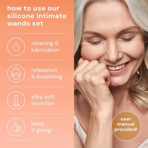 Dilatatori Bodyotics In Silicone Per Donne - Set Di 5 Misure Graduali Per L'esercizio Del Pavimento Pelvico - 5