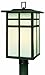 Thomas Lighting SL90067 Mission Outdoor Post Lantern, Black