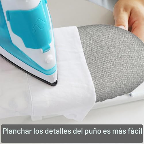 Miniatura 6 de Bimkole Pequeña Tabla De Planchar De Mesa Mini Tabla De Planchar Portátil Y Plegable Con Patas Plegables, Tabla Compacta Para Costura, Manualidades, Viaje Y Hogar Gris