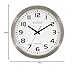 La Crosse Technology Wall Clock, Metal, 16-inch Dia. (WT-3161WH)