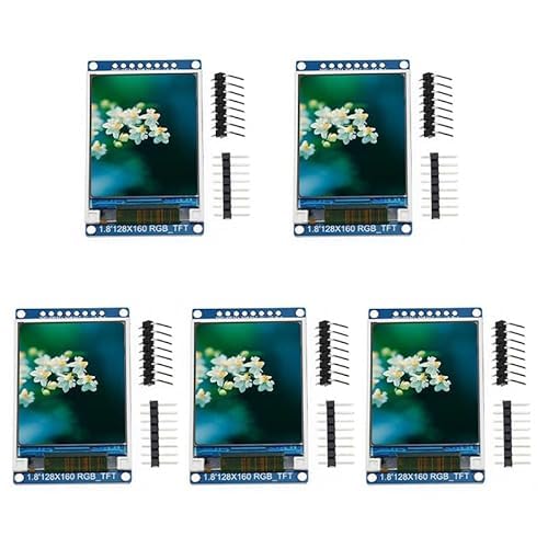 5PCS 1.8 inch 128x160 SPI Full Color TFT LCD Display ST7735S 3.3V OLED