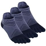 ZRENTAO Toe Socks Running Socks, Athletic Breathable Five Finger Socks, Socks...