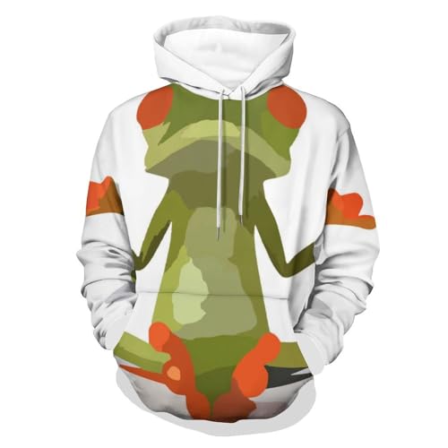 Sweatshirt grenouille unisexe chaud et confortable pour homme femme S