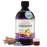 Ashwagandha KSM-66 Liquid Bio-Fermented with Turmeric, Probiotics & Digestive Enzymes for Stress, Mood & Gut Health - Natural Berry Passion Flavour