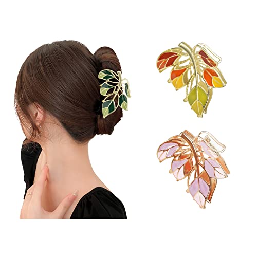 Yonchic 3-Piece Floral Metal Hair Clips, Tulip Orchids Sunflower Hair Claw For Thin/Medium Thick Hair Claws, Elegant Barrettes Strong Hold Hair Clamps Non Slip Cute Hair Catch Clip Accessories #TOP1