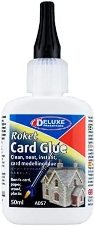 Roket Card Glue; Rockets, Railway by DELUXE MATERIALS