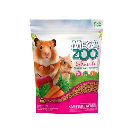 Ração Megazoo Extrusada Hamster e Gerbil 300g