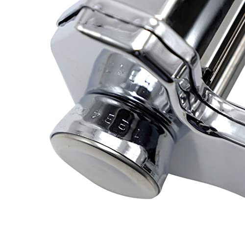 Mahitoi Polymer Clay Press To Flatten, Smooth & Craft Variety Of Beads, Sculptures, Magnets, Jewelry, Ornaments Projects With Seven Thickness Options - Table Clamp Included With Handle Side Outwards #TOP4