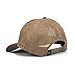 ARIAT Men’s Slasher Flag Oilcloth Snapback Cap with Mesh Back, Brown