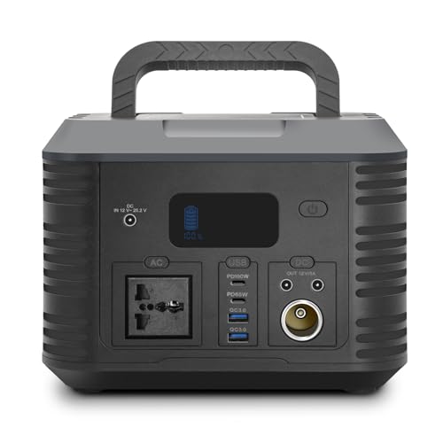 ZJWDATG 120000MAH Alimentation portable d'énergie, 500Wh charge rapide en 1 heure,sortie 500W，Convient pour camping - car, domestique, Camping sur le terrain