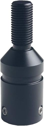 Miniatura 1 de DEWHEL Adaptador de palanca de cambios universal de aluminio personalizado compatible con palanca de cambios sin rosca BMW Mini M10X125 negro