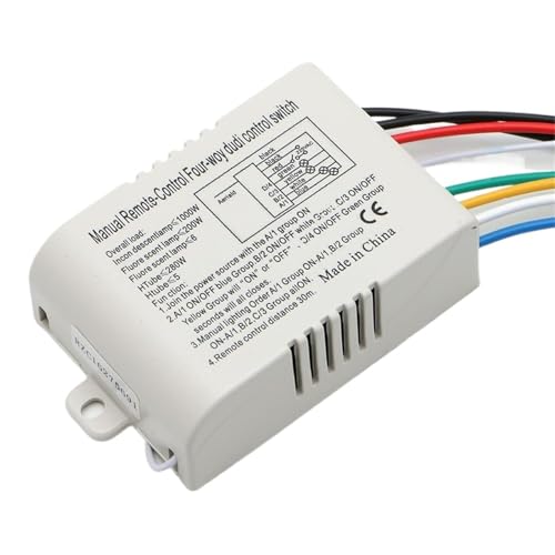 Interrupteur de plafonnier LED sans fil pour résoudre le manque de boutons