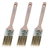 Pro Grade Paint Brush Set - 3-Pack - 2' Angle Brushes for All Latex and Oil Paints & Stains - Home Improvement - Interior & Exterior Use