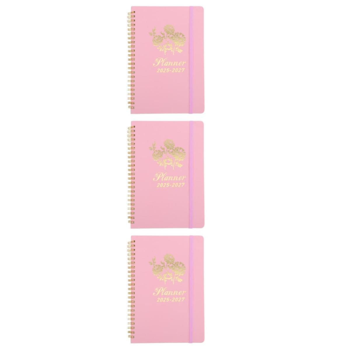 Operitacx 3 Piezas Cuaderno Planificador Semanal 2025-2027 en Inglés,