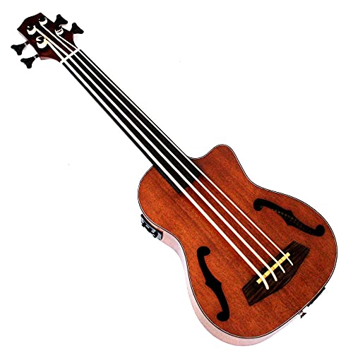 WHYSFX 4 String Ukulele Bass Bass Instrument Ma première Guitare Soprano Ukulele - Les Beatles, Paul McCartney, John Lennon, RIngo Starr, George Harrison WHYSFX 4 String Ukulele Bass Bass Instrument Ma première Guitare Soprano Ukulele – Image 3