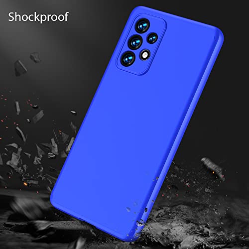 Image of Kapa Double Dip Full 360 Protection Back Case Cover for Samsung Galaxy A73 (5G) (Blue)